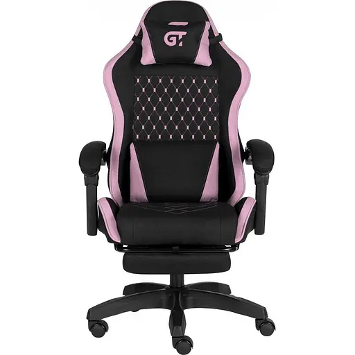 Геймерське крісло GT Racer (X-2339 Fabric Black/Pink)