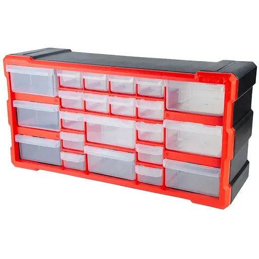 Органайзер пластиковый вертикальный Ultra 22 выдвижных отсека 250×500×160мм 7417522 - фото 1