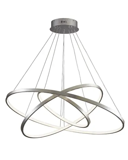 Підвісний світильник, люстра Goldlux 330048 Lea 3 Led 3x60W 4000K 8000Lm IP20 Срібло - фото 1