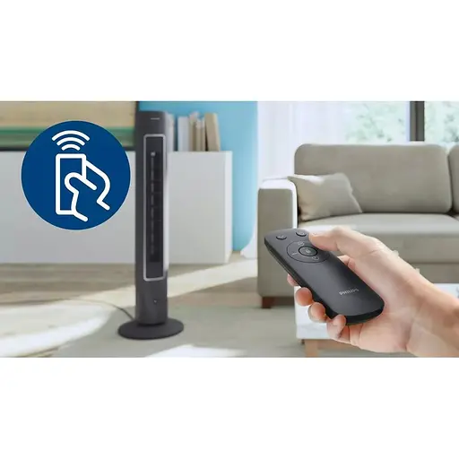 Вентилятор Philips колонный 110 см графит 40 Вт (CX5535/11) - фото 8