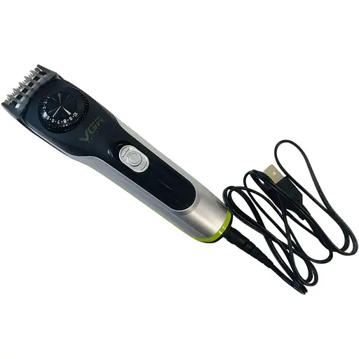 Акумуляторний чоловічий триммер VGR V 028 для бороди вусів та тіла машинка для стрижки - фото 1