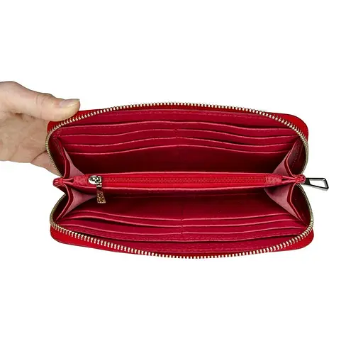 Кожаный портмоне Grande Pelle 20х10.5 см acs0029300 - фото 2