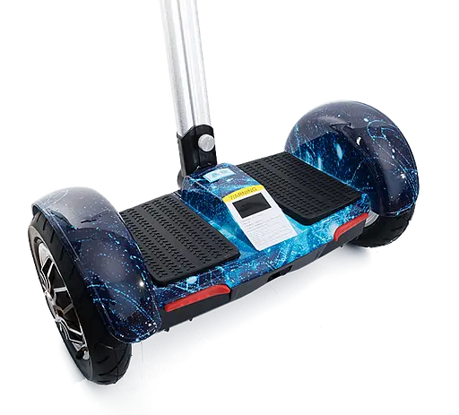 Сігвей Smart Balance А8 з телескопічною ручкою Синій космос - фото 2