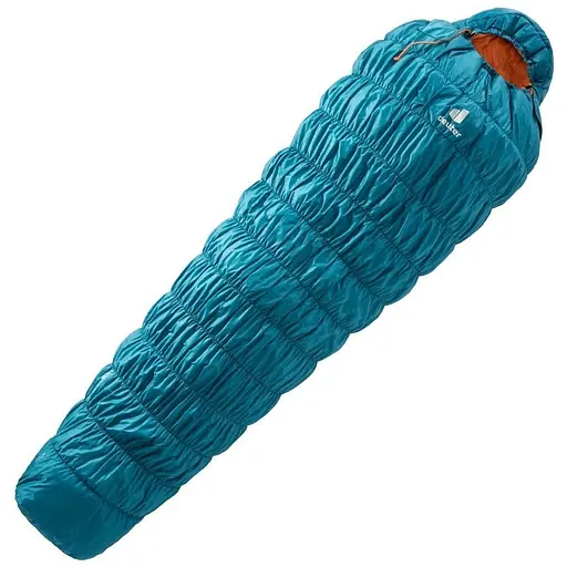 Спальник Deuter Exosphere -10° SL L лівий Petrol-Mango (1052-3700621 3911 1)