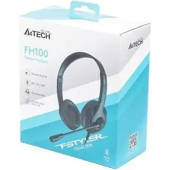 Навушники з мікрофоном A4Tech FH100 Stone Black - фото 6
