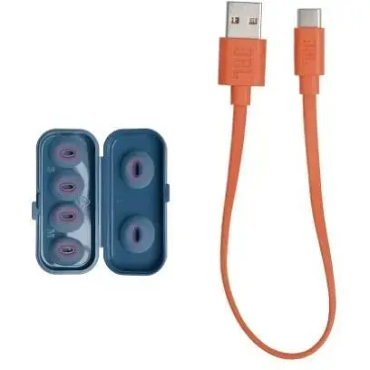 Беспроводные наушники гарнитура JBL Tune Flex (JBLTFLEXBLU) Blue - фото 6