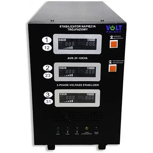 Стабилизатор напряжения Volt Polska трехфазный AVR 10000VA 3% 3F