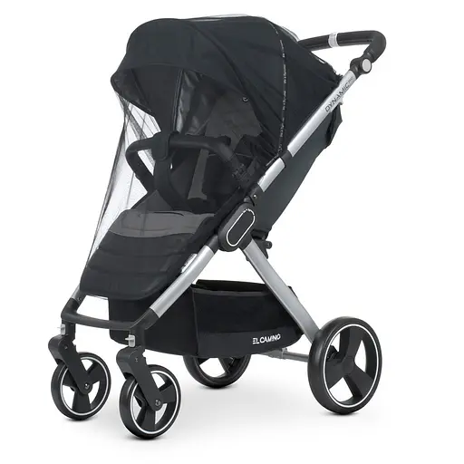 Детская прогулочная коляска-книга El Camino ME 1053N Dynamic Pro Onyx Черная - фото 8