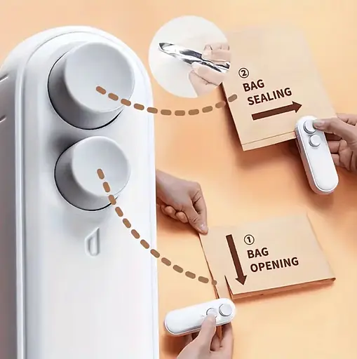 Портативний запаювач пакетів для свіжості продуктів - фото 15