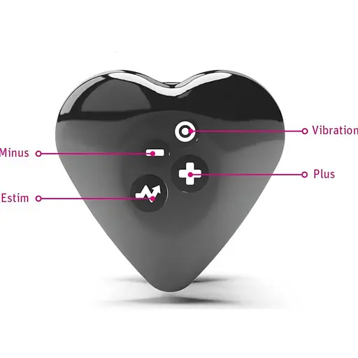 Вибратор с электростимуляцией Mystim Heart's Desire Black SO8146 (108530) - фото 9