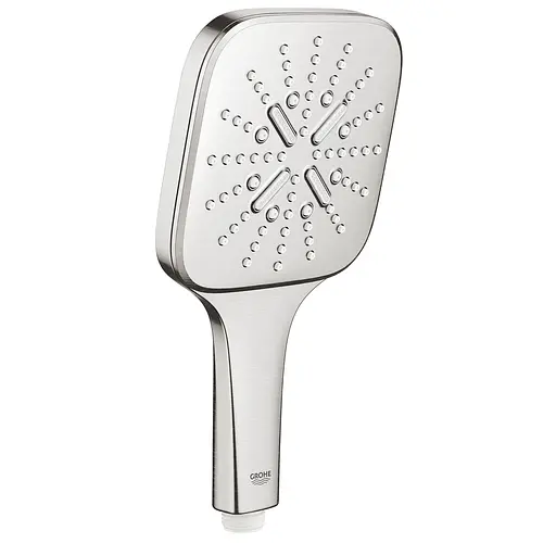 Ручний душ 3 режими струменя Grohe Rainshower SmartActive 130 Cube 26582DC0, Нержавіюча сталь - фото 1