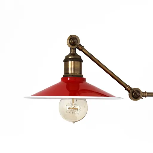 Настінне бра сталеве 3-ох поворотне, PikArt арт. 477 червоний - фото 4