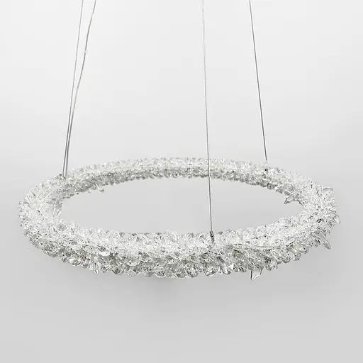 Невероятная хрустальная подвесная латунная люстра Ø 43 см | Ст. MD9105R-400 AB | Line F - фото 5