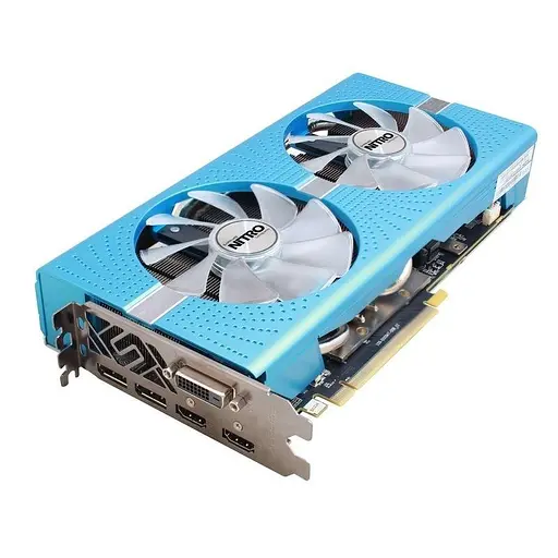 Відеокарта Sapphire AMD Radeon RX 580 8Gb Special Edition METAL BLUE NITRO+ (11265-21) (GDDR5, 256 bit, PCI-E 3.0 x16) Б/в - фото 2
