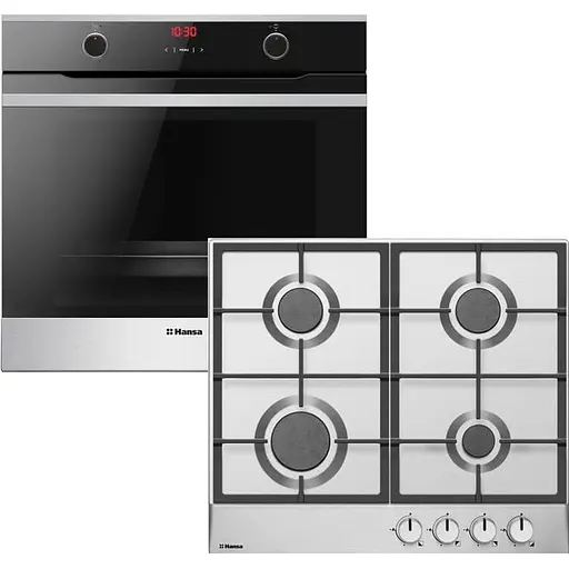Комплект Hansa FCGI69329 духовой шкаф электрический + варочная поверхность газовая