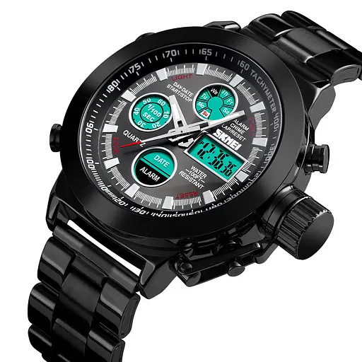 Наручний годинник чоловічий 2105AG Army Green Skmei acs0030284 - фото 3