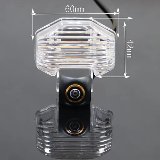 Камера заднего вида в номерной знак Toyota Corolla Sedan E140 E150 (2007-14) AHD 720-1080 HS-8041B - фото 4