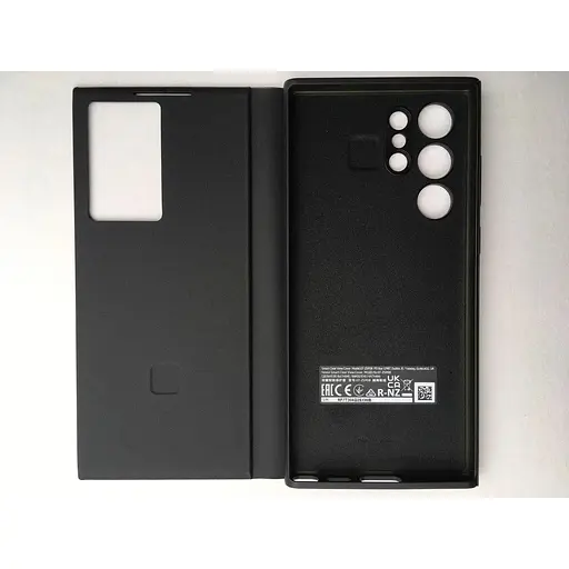 Оригінальний чохол-книжка Samsung для Galaxy S22 Ultra S-View Clear View Cover Smart Black (EF-ZS908CBEGRU) - фото 7