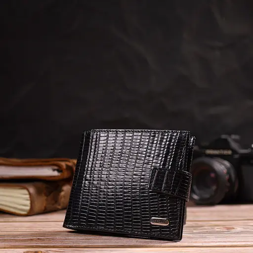 Мужской кожаный кошелек Canpellini 12.2х9.5х2 см acs0025667 - фото 6