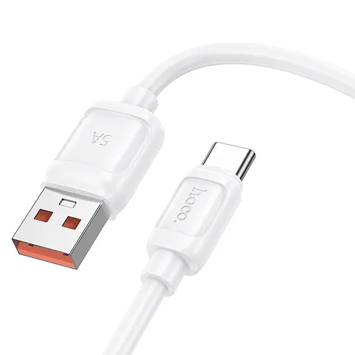 Дата кабель Hoco X115 Surpass USB to Type-C 100W (1m) White - фото 3