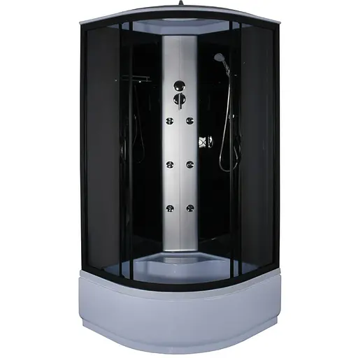 Душовий бокс BRAVO BZURA H90GBB півкруглий - фото 1