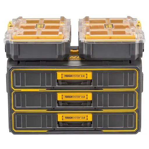  Ящик DeWalt Toughsystem 2.0 модуль на 3 ящики 555х355х305 мм (DWST08330-1) - фото 6