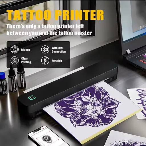 Беспроводной портативный термопринтер А4 - фото 13