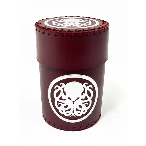 Настольная игра Планета Ігор Чаша для кубиков Ктулху (бургунди) (Dice cup Cthulhu burgundy) (pi-dc003) - фото 1