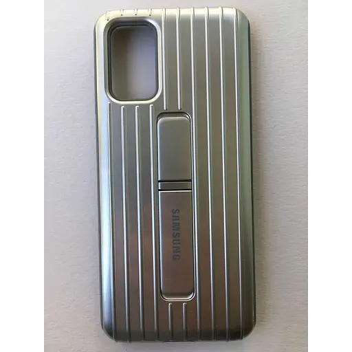 Чехол оригинальный Samsung для Galaxy S20 Plus Official Protective Rugged Standing Cover EF-RG985CSEGRU Silver - фото 6