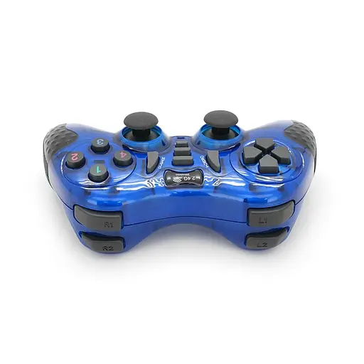 Бездротовий геймпад Voltronic 7-в-1 для PC, PS1–PS3, TV Box та Android синій - фото 3