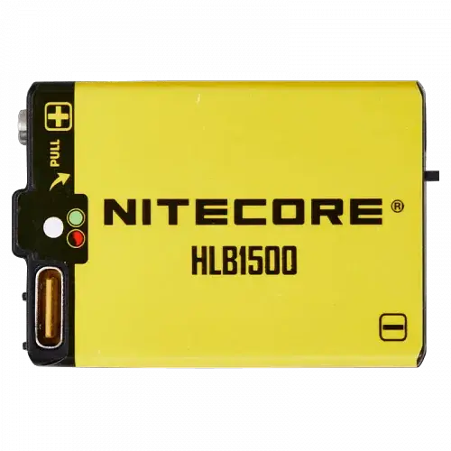 Аккумулятор Li-Ion Nitecore HLB1500 3.7V 1500mAh USB-C защищенный (Желтый)