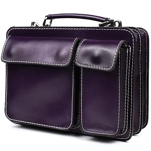 Жіночий шкіряний портфель Firenze 28х19х11 см sum0026464 - фото 3