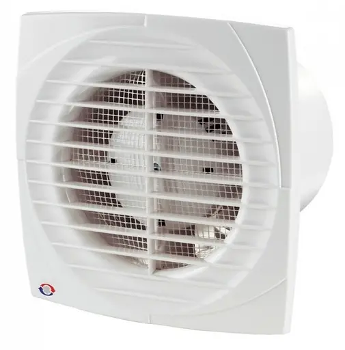 Вентилятор вытяжной бытовой Vents 100 ДЛ с сеткой от насекомых на шариковых подшипниках белый - фото 1