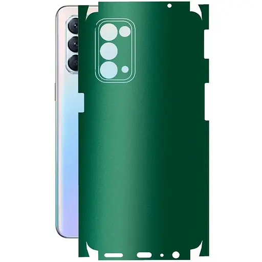 Захисна плівка StatusSKIN для Oppo Reno 5 4G Корпус Вініл Зелена - фото 1