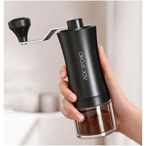 Ручна кавомолка Circle Joy Coffee Grinder CJ-SMDJ01 Black [129239] - фото 3