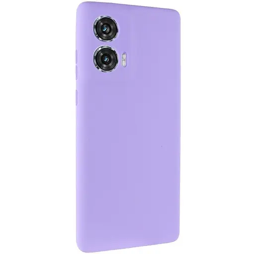 Чохол Silicone Cover Lakshmi Full Camera AA для Motorola Edge 50 Бузковий / Dasheen