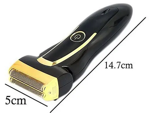 Електрична чоловіча електробритва для бороди Geemy GM 9002  акумуляторна з додатковим лезом - фото 2