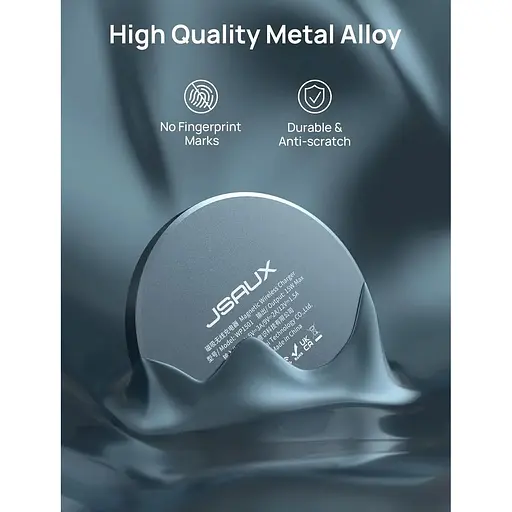 Магнітний бездротовий зарядний пристрій JSAUX, сумісний із зарядним пристроєм MagSafe / iPhone 16/16 Pro/16 Plus/16 Pro Max/iPhone - фото 8