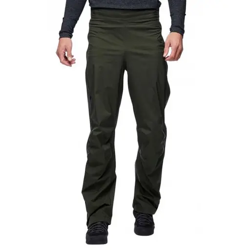Штани Black Diamond M Stormline Stretch FL ZP Rain Pants M Зелений (1033-BD Z9LC3021MED1) - фото 2