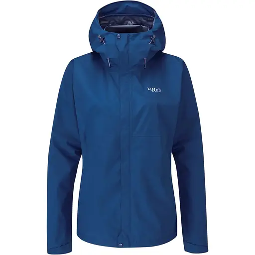 Куртка Rab Downpour Eco JKT Wmn Nightfall S (RAB-QWG-83NFB10)