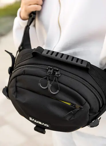 Женская сумка через плечо бананка Sambag Flex Pro 30×17×15 см (85451128) - фото 7