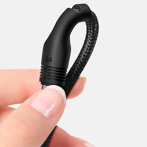 Кабель XO NB55 Huawei 5A Fast Charge USB Cable Type-c 1 м Чорний - фото 1