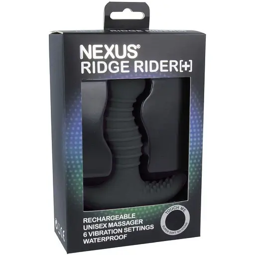 Масажер простати з вібрацією Nexus Ridge Rider Plus Black максимальний діаметр 3.7 см перезаряджається - фото 2