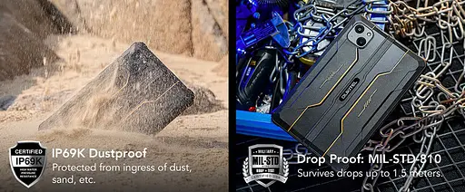 Планшет Oukitel RT3 4 / 64 GB 8 дюймов черно-зеленый - фото 7