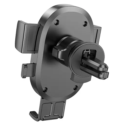 Автотримач для телефона BOROFONE BH92 Grand one-button car holder(air outlet) Black - фото 6