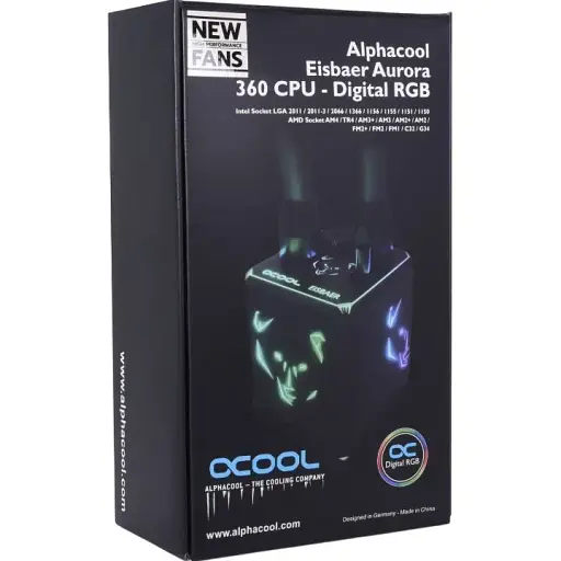 Система водяного охлаждения Alphacool Eisbaer Aurora HPE Edition 360 (11999) [143355] - фото 8