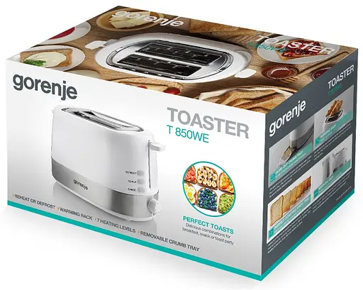 Тостер Gorenje T 850 WE (TA8211) (6384918) - фото 3