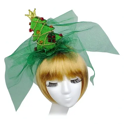 Обруч Ялинка з фатою - фото 1