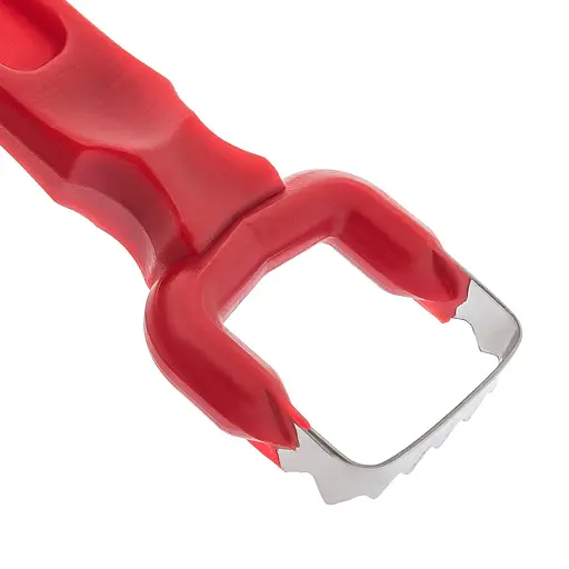 Рибочистка ніж для чищення риби з пластиковою ручкою 12 см, Kitchette Червоний 85816 - фото 9