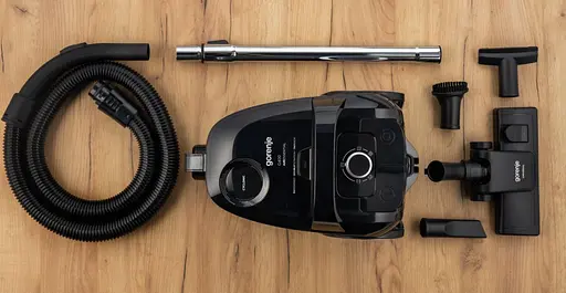 Пылесос Gorenje контейнерный, 800 Вт, емкость для пыли 3,3 л, HEPA, черный - фото 2